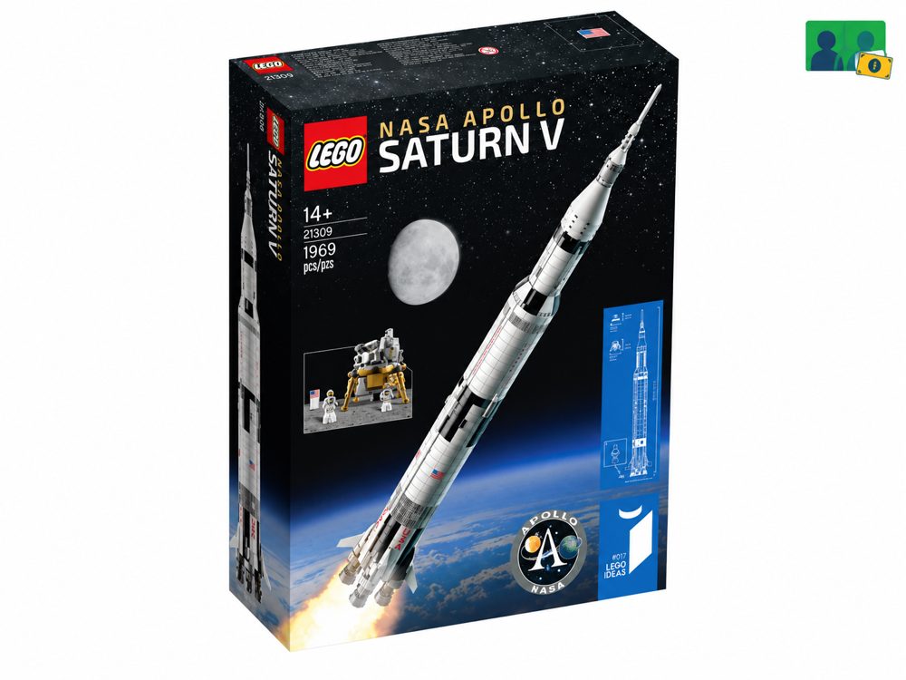 LEGO 21309 NASA Apollo Saturn V Originalverpackung